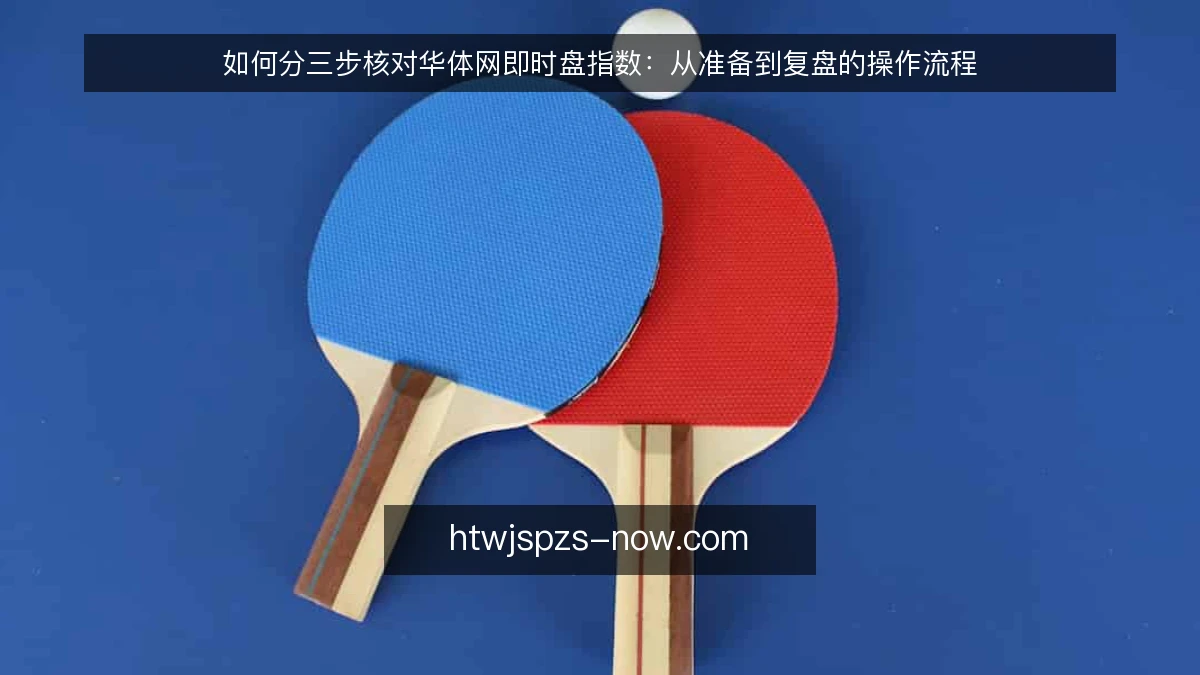 如何分三步核对华体网即时盘指数：从准备到复盘的操作流程